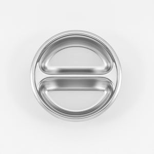 Partition Stainless Microwave-safe Lunch Box - Round No. 1 (150ml)