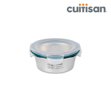Simple Stainless Microwave-safe Lunch Box - Round 300ml