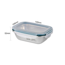 Load image into Gallery viewer, Simple Stainless Microwave-safe Lunch Box - Rectangle 300ml