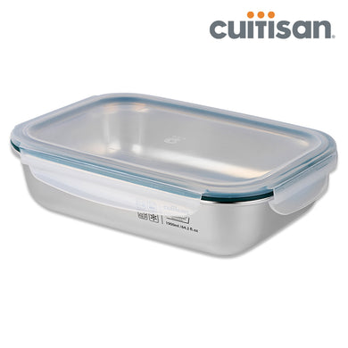 Simple Stainless Microwave-safe Lunch Box - Rectangle 1900ml