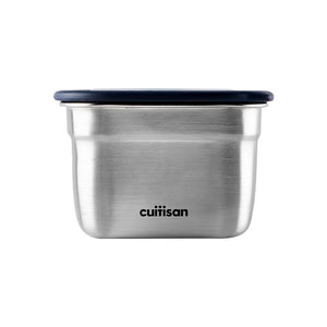 Square Stainless Microwave-safe Lunch Box 530ml