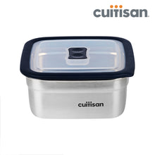 Load image into Gallery viewer, Square Stainless Microwave-safe Lunch Box 750ml