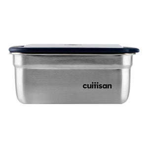 Square Stainless Microwave-safe Lunch Box 1200ml