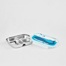 Load image into Gallery viewer, Baby 3-Compartment Food Tray - 750ml BLUE