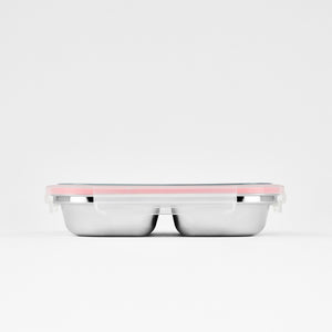 Baby 3-Compartment Food Tray - 750ml PINK