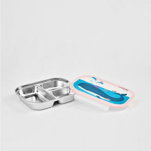Baby 3-Compartment Food Tray - 750ml PINK