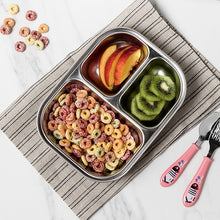 Load image into Gallery viewer, Baby 3-Compartment Food Tray - 750ml PINK