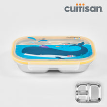 Load image into Gallery viewer, Baby 3-Compartment Food Tray - 750ml YELLOW