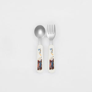 Baby Spoon & Fork Set with Case - PINK