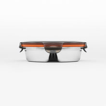 Load image into Gallery viewer, Partition Stainless Microwave-safe Lunch Box - Round No. 2 (280ml)