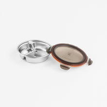 Load image into Gallery viewer, Partition Stainless Microwave-safe Lunch Box - Round No. 2 (280ml)
