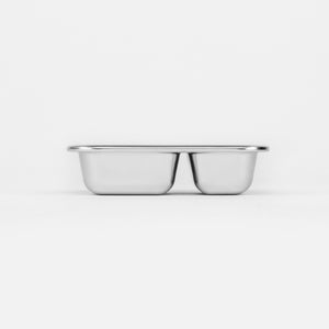 Partition Stainless Microwave-safe Lunch Box - Rectangle No. 3 (700ml)