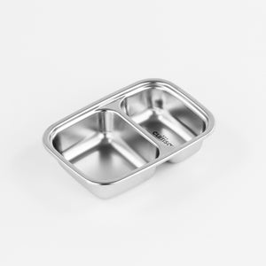 Partition Stainless Microwave-safe Lunch Box - Rectangle No. 3 (700ml)
