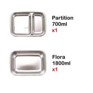 TOGO Flora (L) 2p Set with Bag