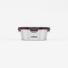 Load image into Gallery viewer, Flora Stainless Microwave-safe Lunch Box - Round 640ml