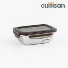 Load image into Gallery viewer, Flora Stainless Microwave-safe Lunch Box - Rectangle 300ml