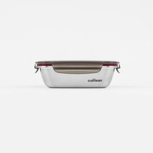 Load image into Gallery viewer, Flora Stainless Microwave-safe Lunch Box - Rectangle 580ml