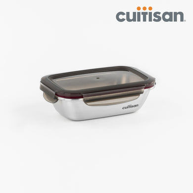 Flora Stainless Microwave-safe Lunch Box - Rectangle 580ml