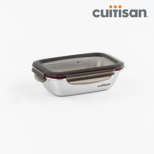 Flora Stainless Microwave-safe Lunch Box - Rectangle 580ml