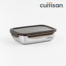Load image into Gallery viewer, Flora Stainless Microwave-safe Lunch Box - Rectangle 1900ml