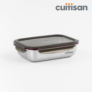 Flora Stainless Microwave-safe Lunch Box - Rectangle 1900ml