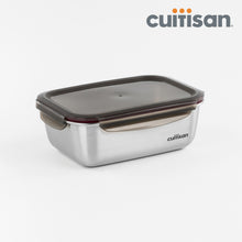 Load image into Gallery viewer, Flora Stainless Microwave-safe Lunch Box - Rectangle 2800ml