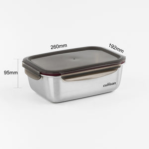 Flora Stainless Microwave-safe Lunch Box - Rectangle 2800ml