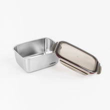 Load image into Gallery viewer, Flora Stainless Microwave-safe Lunch Box - Rectangle 3600ml