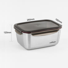 Load image into Gallery viewer, Flora Stainless Microwave-safe Lunch Box - Rectangle 3600ml