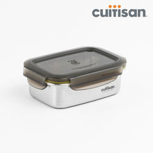 Load image into Gallery viewer, Signature Stainless Microwave-safe Lunch Box - Rectangle 350ml