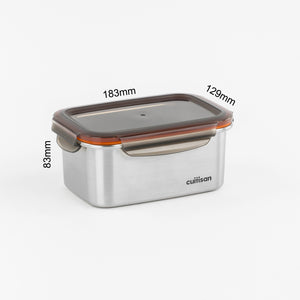 Signature Stainless Microwave-safe Lunch Box - Rectangle 1010ml