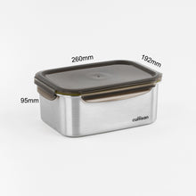 Load image into Gallery viewer, Signature Stainless Microwave-safe Lunch Box - Rectangle 3300ml