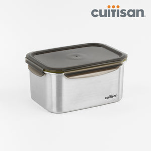 Signature Stainless Microwave-safe Lunch Box - Rectangle 4000ml.