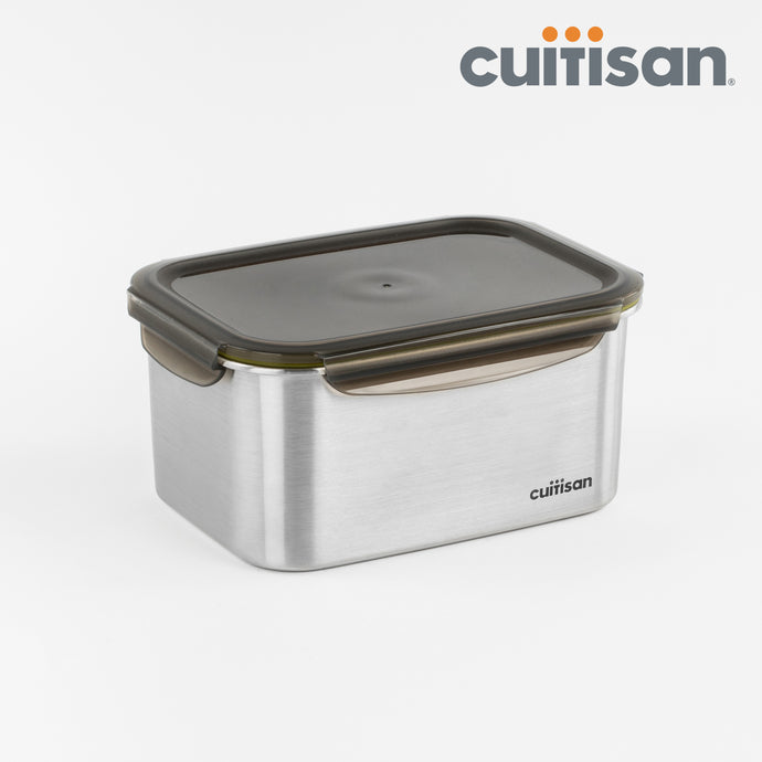 Signature Stainless Microwave-safe Lunch Box - Rectangle 4000ml.
