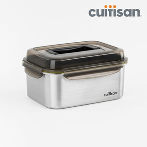 Signature Stainless Microwave-safe Lunch Box - Rectangle with Handle 3300ml
