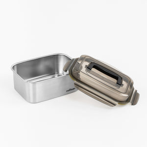Signature Stainless Microwave-safe Lunch Box - Rectangle with Handle 3300ml