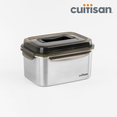 Signature Stainless Microwave-safe Lunch Box - Rectangle with Handle 4000ml