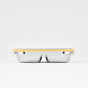 Baby 3-Compartment Food Tray - 750ml YELLOW